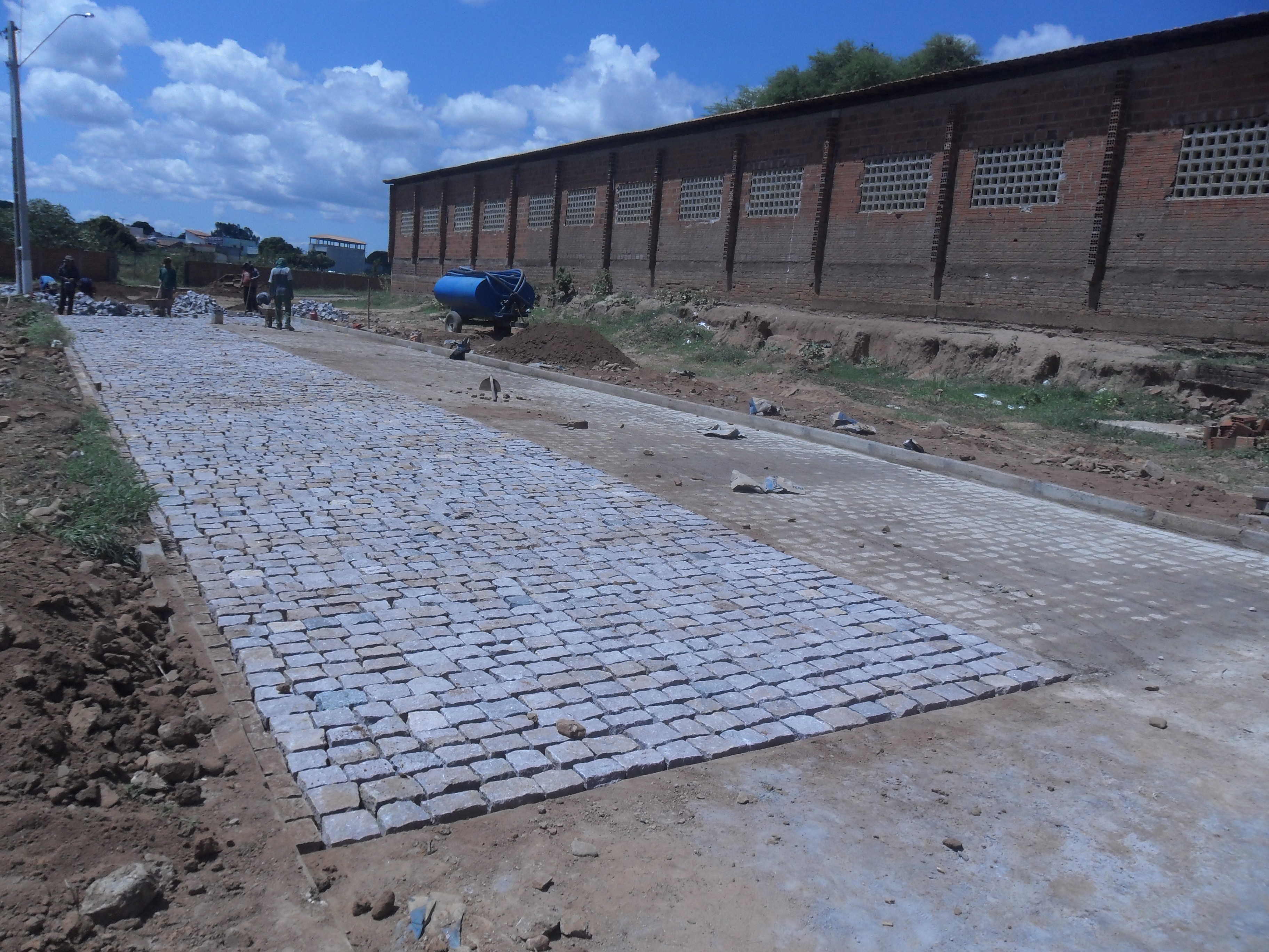 Prefeitura avança nas obras de pavimentação na sede do município